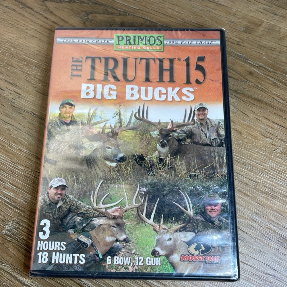 Primos Hunting Calls The Truth 15 Big Bucks (DVD) 3 hours 18 hunts *BRAND NEW*